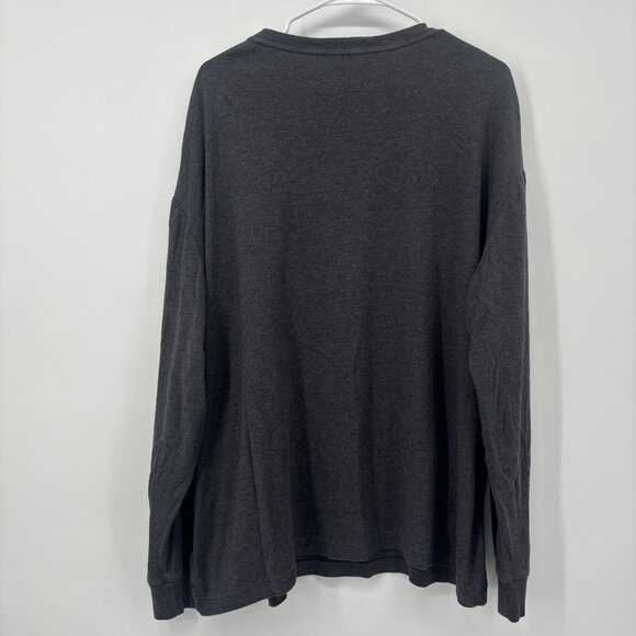 Polo Ralph Lauren Gray Long Sleeve T-Shirt Men’s Size 2XL XXL Pony Logo Classic - Picture 2 of 10